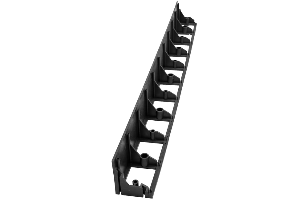 BorderrandKunststofZwart1000x80x58mm