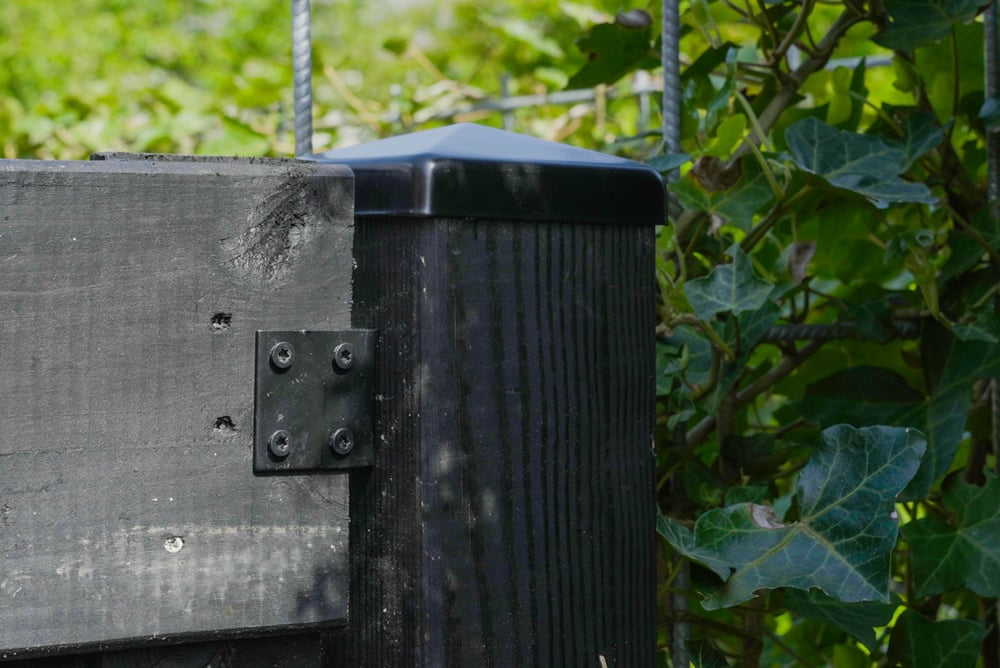 PaalkapZwartvoor7x7cmPalen