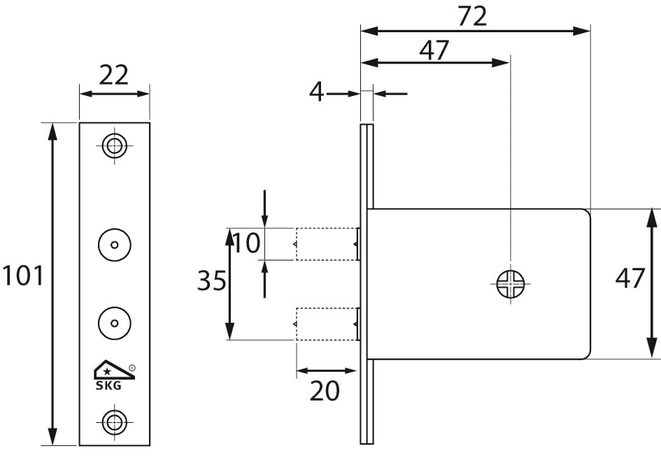 penslot_skg2_bijzetslot_insteekslot_afmetingen