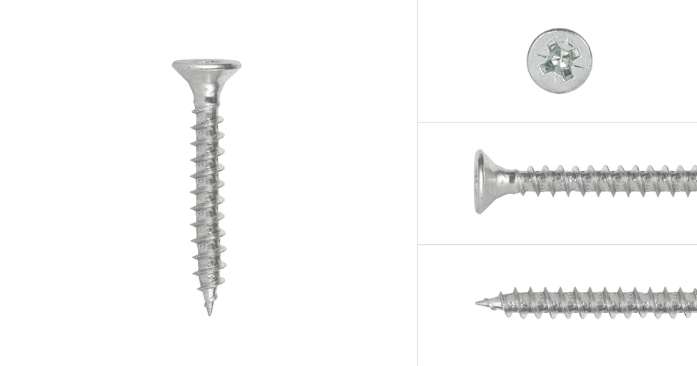 SpaanplaatschroevenVerzinkt4x35mmPozidriveVoldraad_200Stuks
