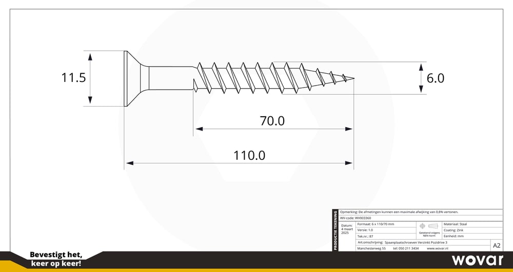 PZ6x110_70mm_technischetekening