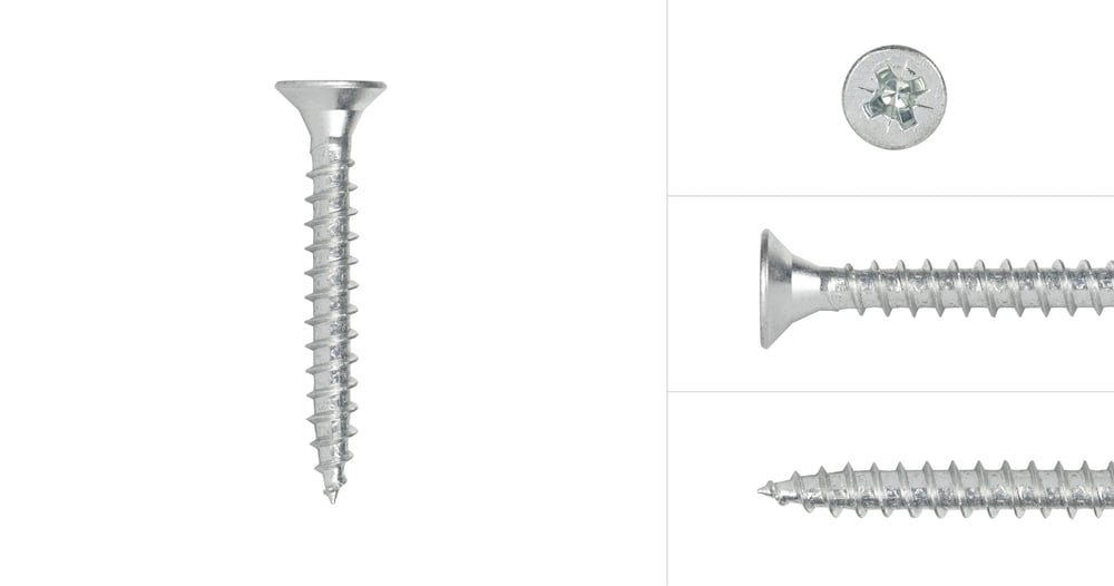 Spaanplaatschroeven_Verzinkt6x50mmPozidriveVoldraad_100Stuks