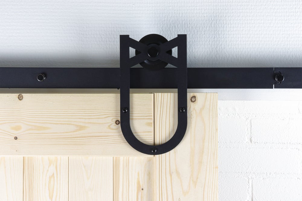 ZwartSchuifdeursysteemmetRails_RechtModelCompleet200cm_PerSet1