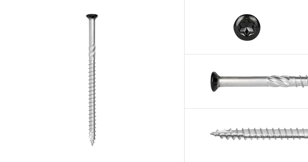PotdekselschroevenZwartRVS4104x80mmTorx20metsnijpunt_Doos200Stuks