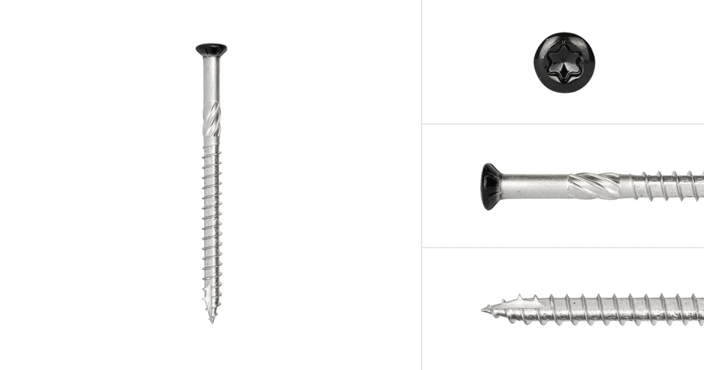 PotdekselschroevenZwartRVS4105x70mmTorx25metsnijpunt_Doos200Stuks