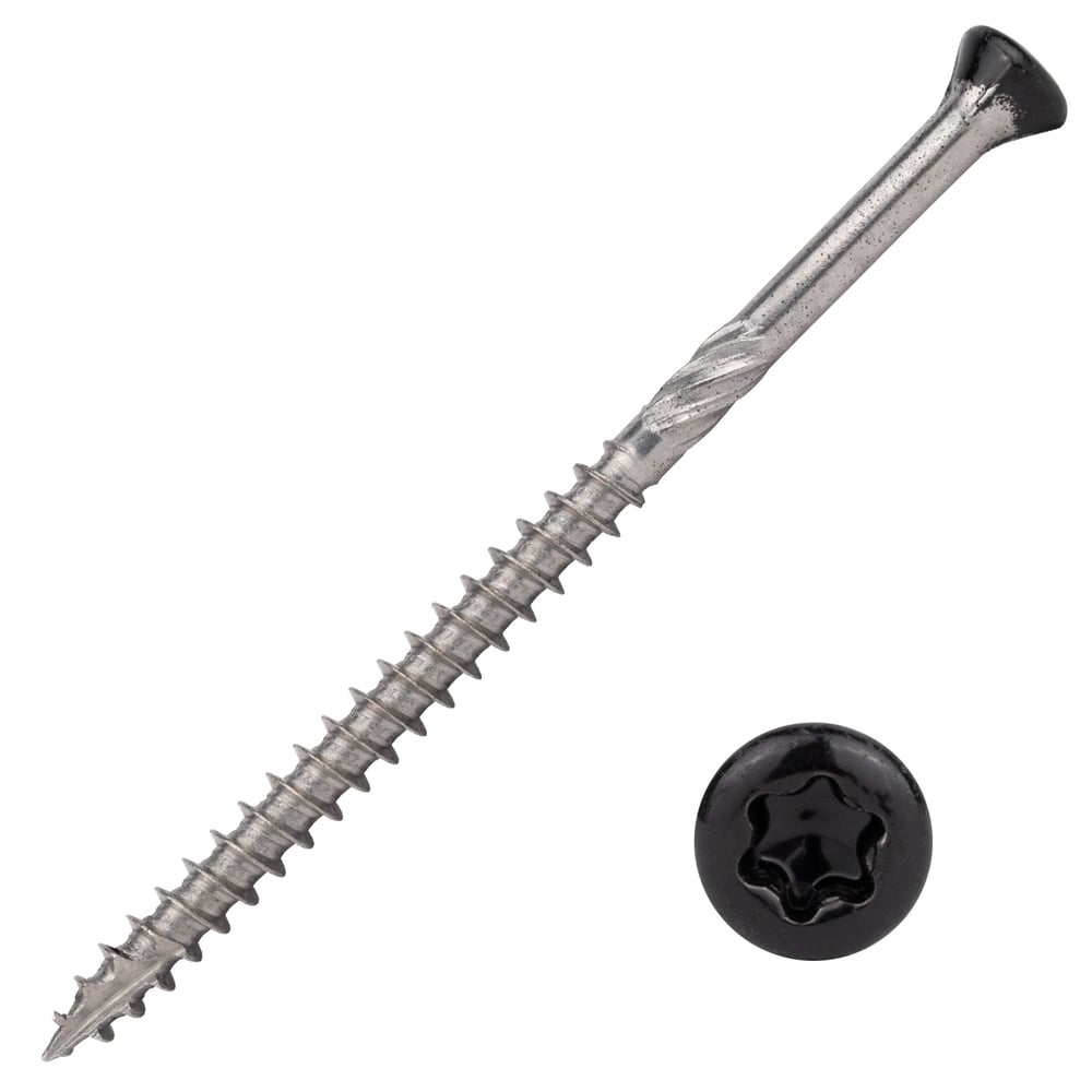 PotdekselschroevenZwartRVS4105x80mmTorx25Deeldraad1