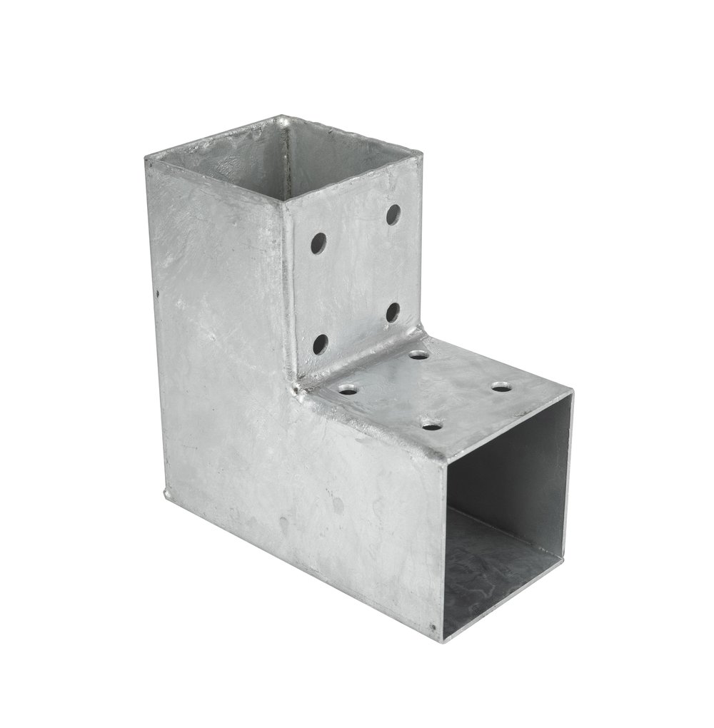 PergolaHoekverbinding90GradenVerzinktvoor7x7cmpalenkubusmodel