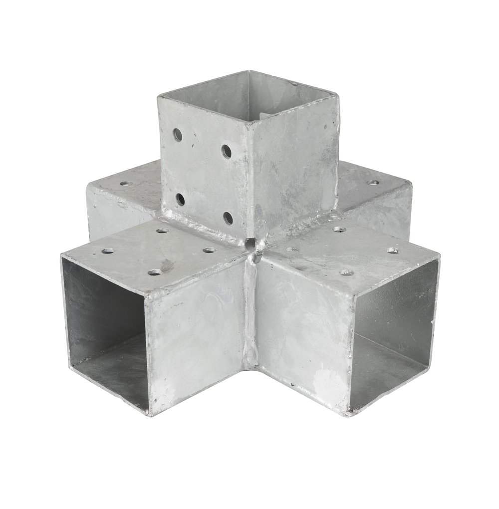 PergolaHoekverbindingVerzinktvoor7x7cmpalenKruismodel