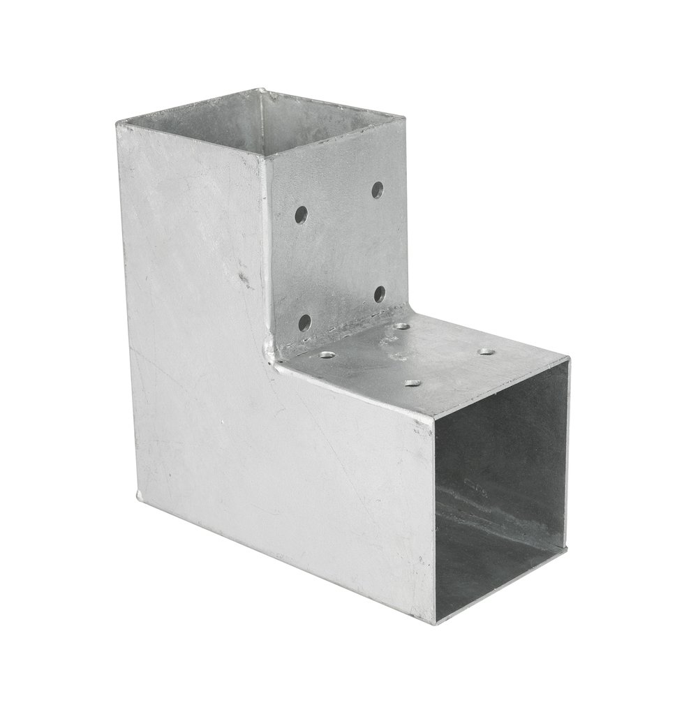 PergolaHoekverbinding90GradenVerzinktvoor9x9cmpalenkubusmodel