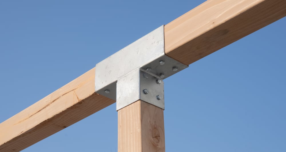 Pergola_VerlengstukVerzinktvoor9x9cmpalenkubusmodel