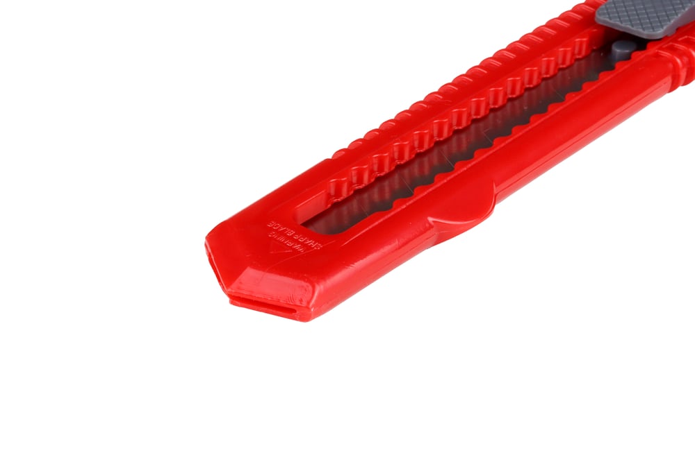 Handigafbreekmesjecloseupingeschoven