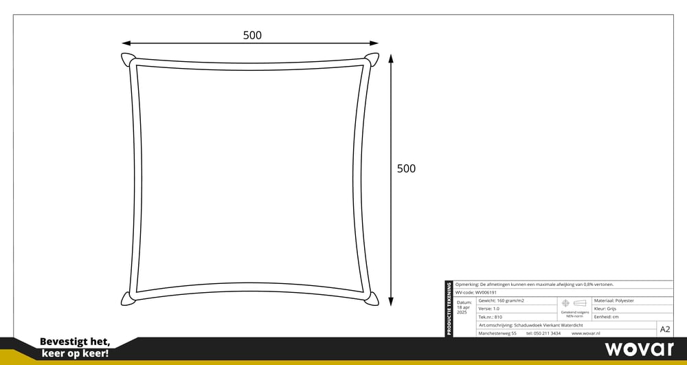 WV006191_SchaduwdoekVierkant5x5mGrijs
