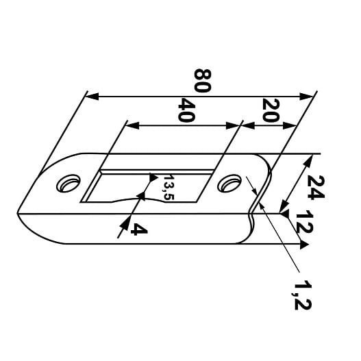 sluitplaat_opdekdeur_voor_loopslot_verzinkt_afmetingen