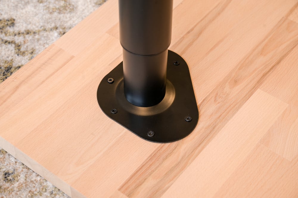 TafelpootVerstelbaarZwartStaal_1