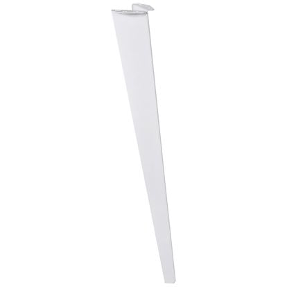 Tafelpoot_Wit_Staal_Modern_720_mm_