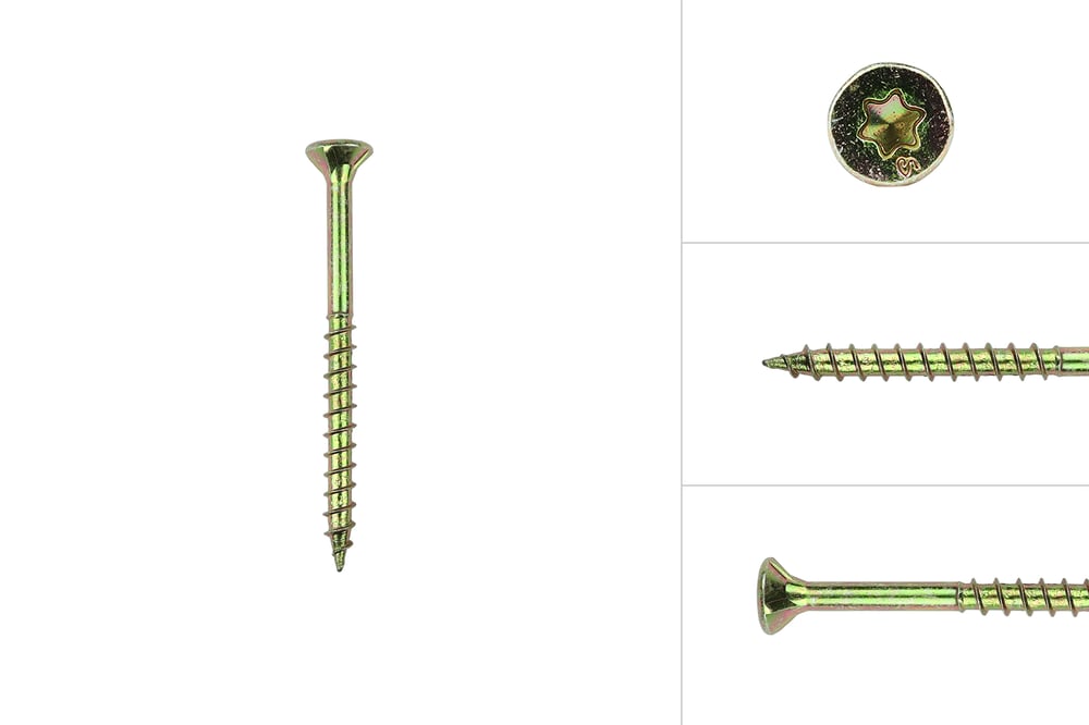 SpaanplaatschroevenGeelVerzinkt4x40mmTorx20_Doos200stuks