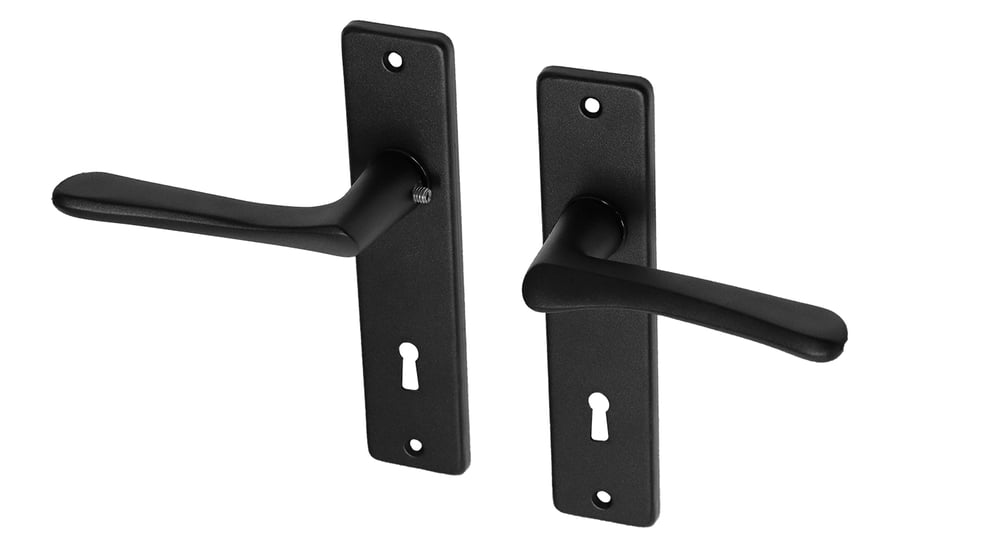 zwarte_deurklinken_met_schild_sl72_aluminium_vlindermodel_per_set