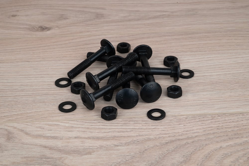 SlotboutenVerzinktZwartM8x50mm