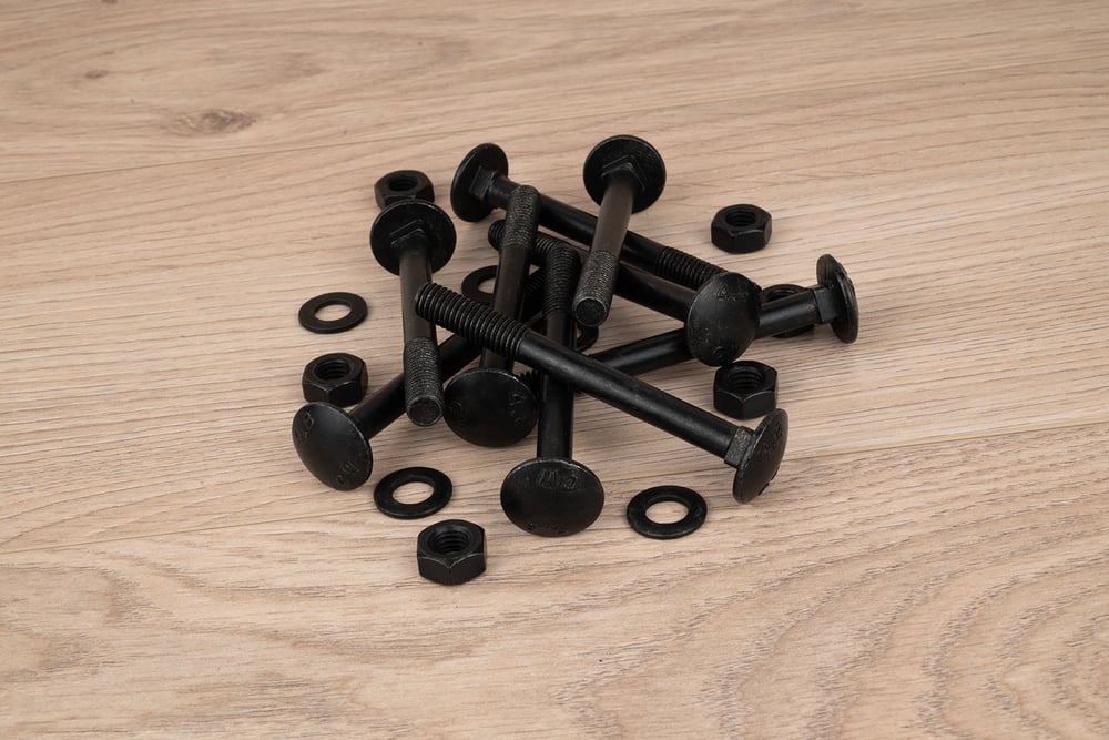 SlotboutenVerzinktZwartM8x80mm