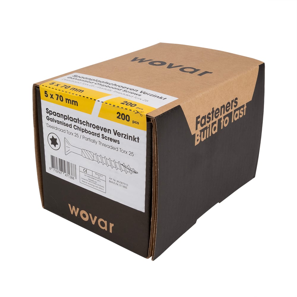 SpaanplaatschroevenVerzinkt5x70mmTorx25Deeldraad_Doos200Stuks2
