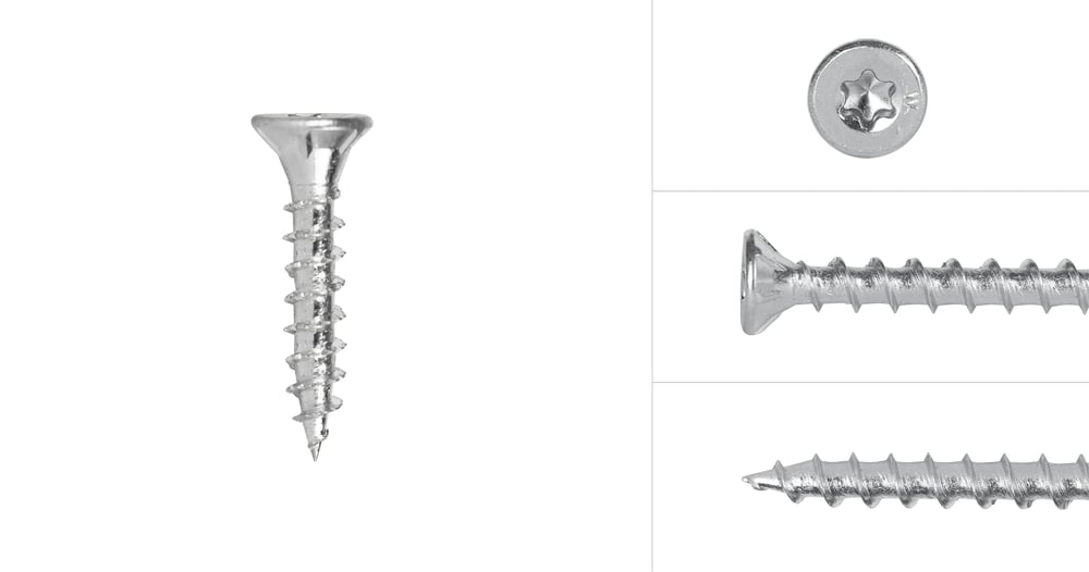 SpaanplaatschroevenVerzinkt4x20mmTorx20Voldraad_Doos200stuks