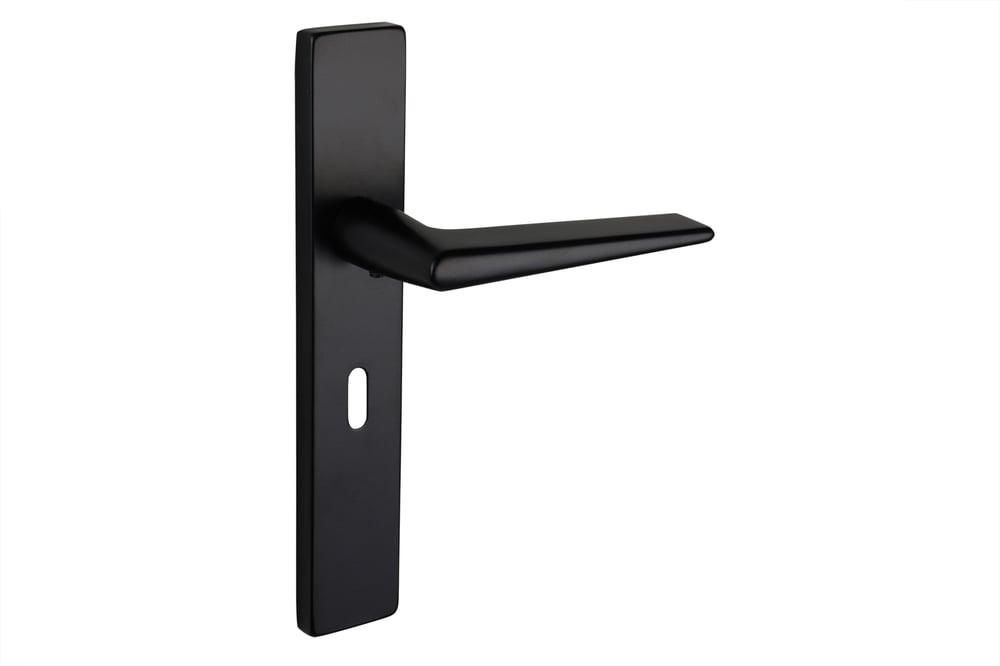 lavuzo_deurkruk_modena_zwart_met_rechthoekig_schild_sl56_per_set