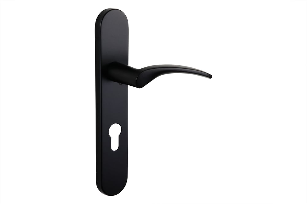 lavuzo_deurkruk_lodini_zwart_met_afgerond_schild_pc72_per_set