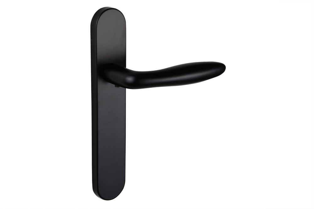 lavuzo_deurkruk_pratona_zwart_met_afgerond_schild_per_set