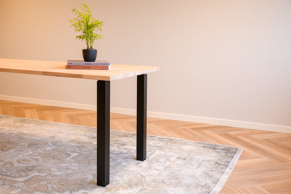 TafelpootZwartStaalVierkantVerstelbaar_2