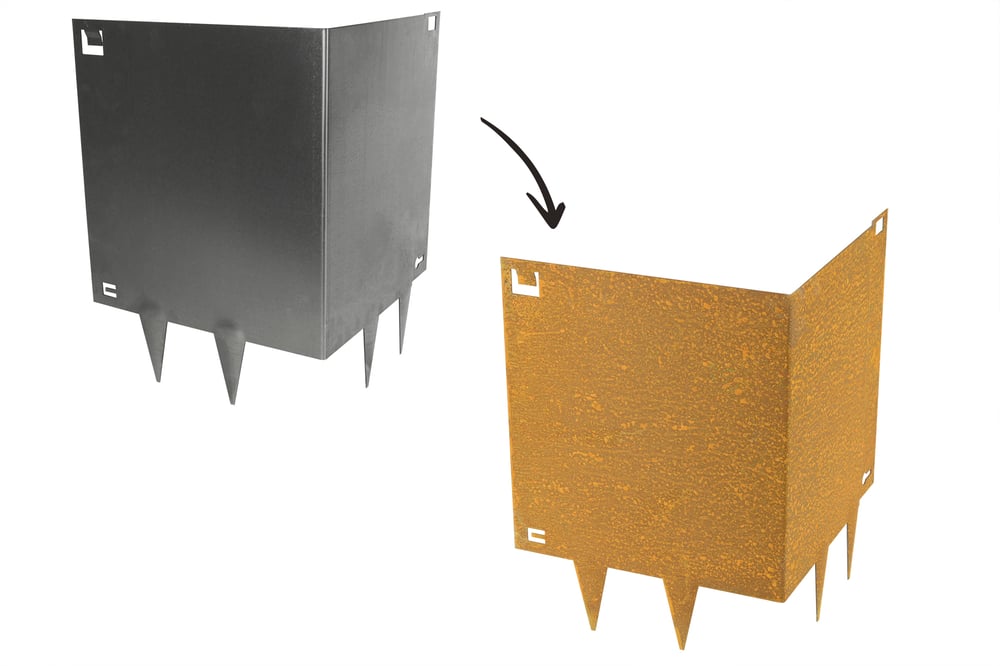 CortenstaalBorderrandBuitenhoekvoorBorderrand40cmHoog_PerStuk