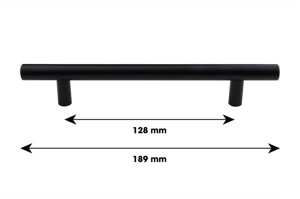 Lavuzodesignhandgreepbar189zwart_perstukafmeting