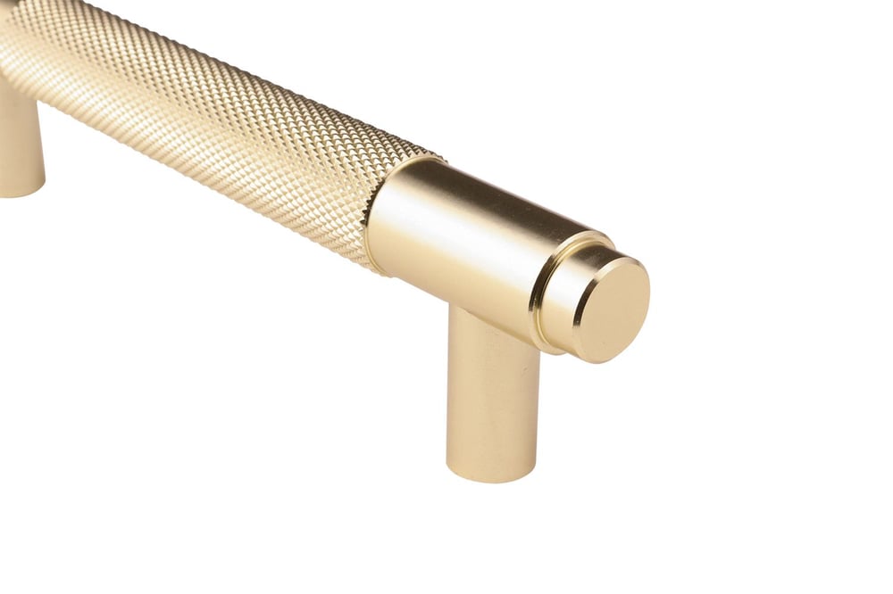 Lavuzo_Design_handgreep_Knurl_128_mm_Satijn_Goud_per_stuk_2