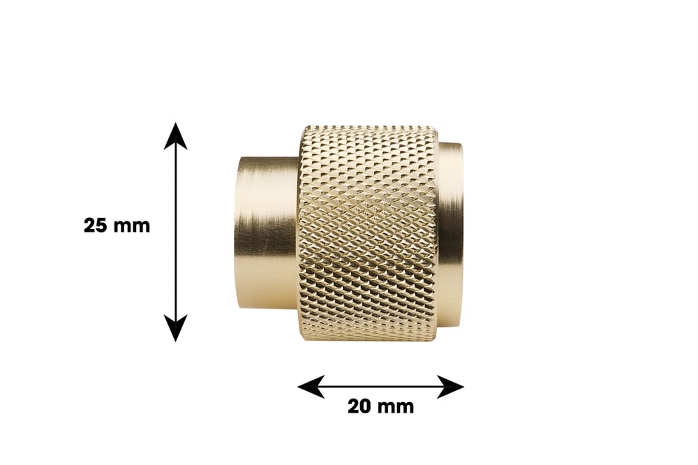 LavuzodesignMeubelknopSatijnGoudKnurl25x25_afmeting