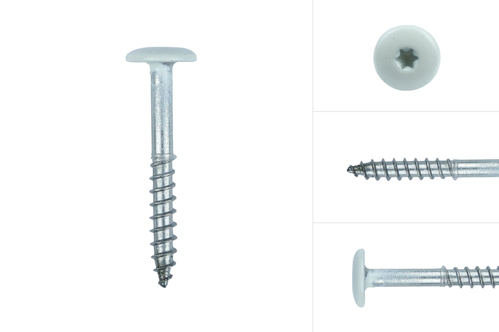 KleurkopschroefRVSA4Creme32