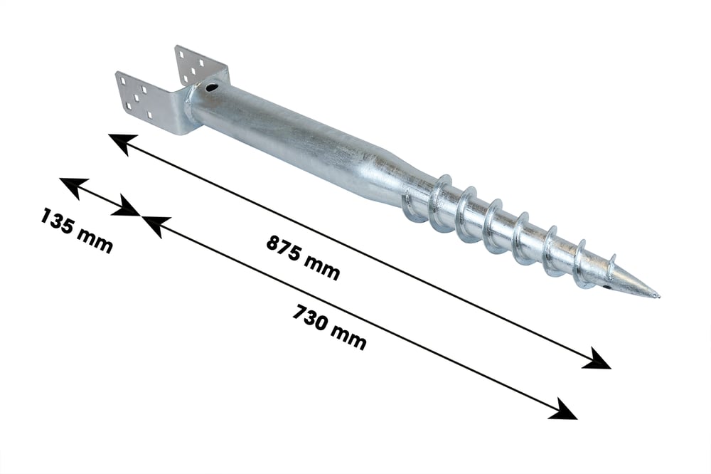 U_PaalhouderMetSpiraalpenVoor10x10Palen_PerStuk_afmeting