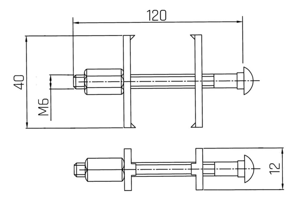 Werkbladverbinderafmetingen