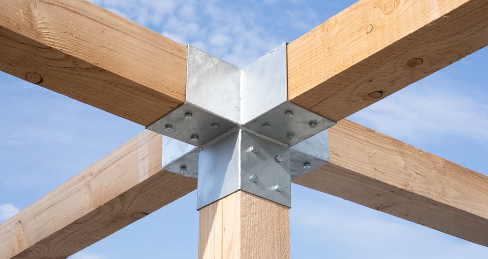 PergolaCrossConnector_Galvanizedfor12x12cmBeams