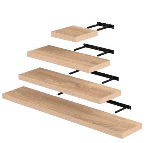 Wandplankbeuken24tot118cm