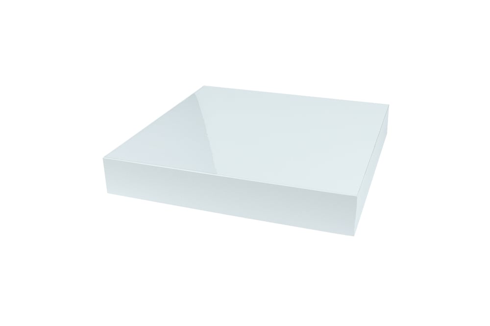 ZwevendeWandplankWitHoogglans235x235mm