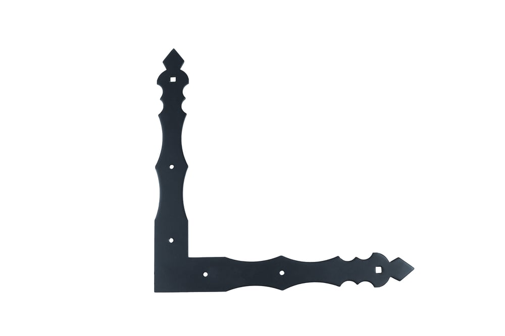 Sierlijst30cmZwartvoorLuik_enHekwerk_PerStuk