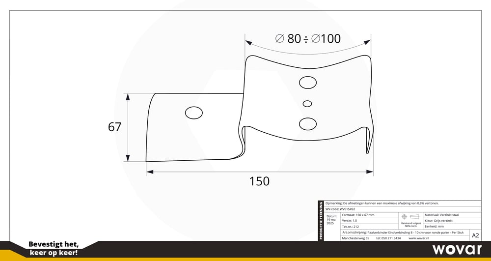 PaalverbinderEindverbinding8_10cmvoorrondepalen_PerStuk_grijs