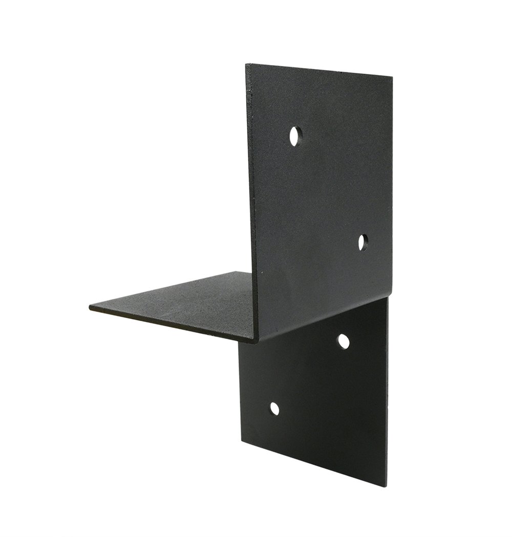 PergolaMuurbevestigingZwartGecoatRechts