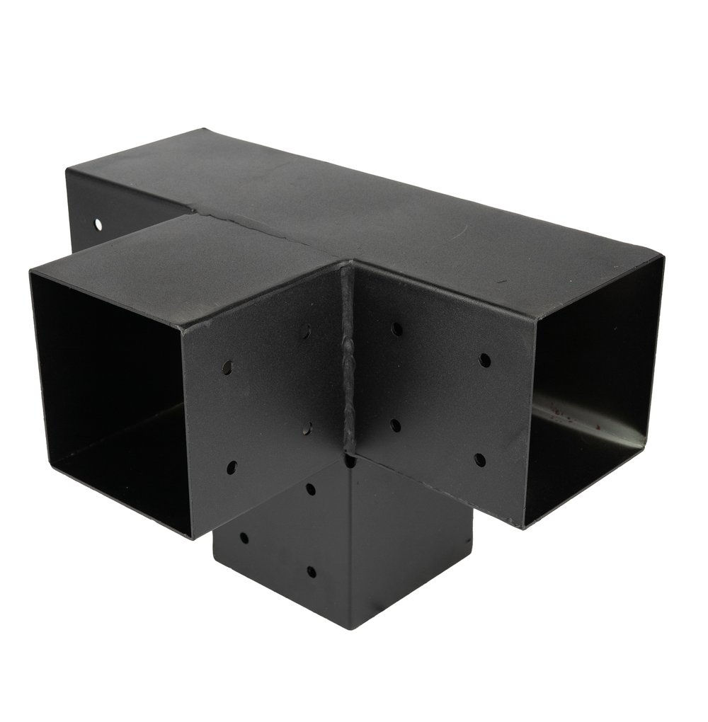 PergolaClosedCornerConnectorwithExtensionBlackfor12x12cmBeams_2