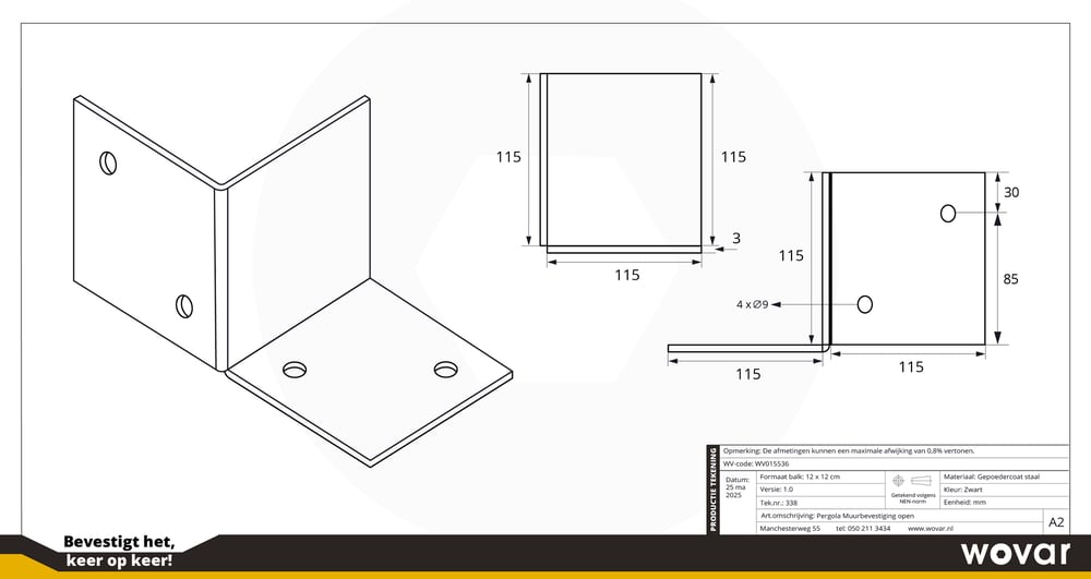 WV015536_Pergolamuurbevestigingopenzwart12x12cm_01