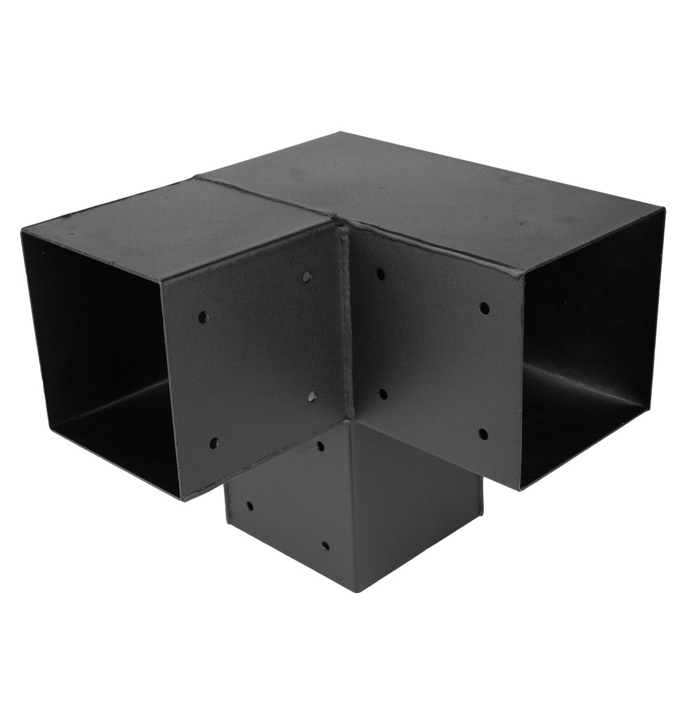 PergolaClosedCornerConnectorBlackfor15x15cmBeams