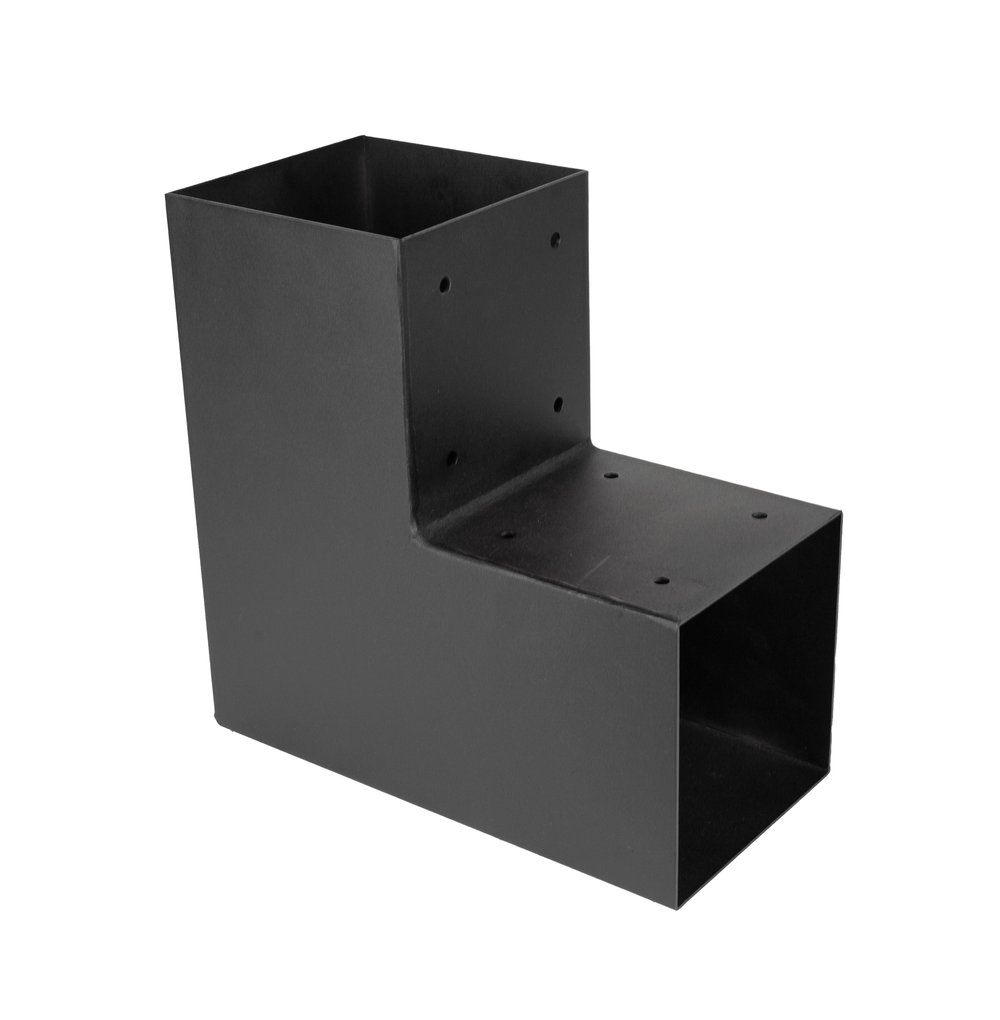 PergolaClosed90DegreesConnectorBlackfor15x15cmBeams