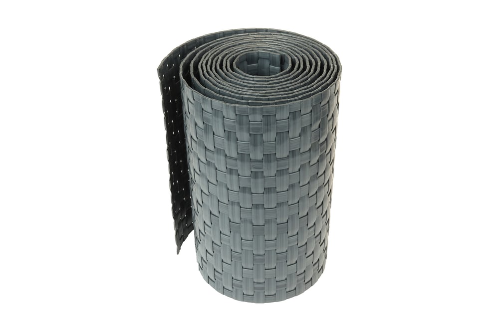 VlechtbandRotanLookAntraciet255x19cmPerStuk
