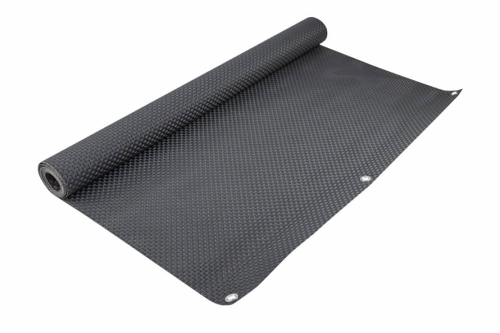 Balkonscherm90x300cmRotanLook_BalkondoekAntraciet