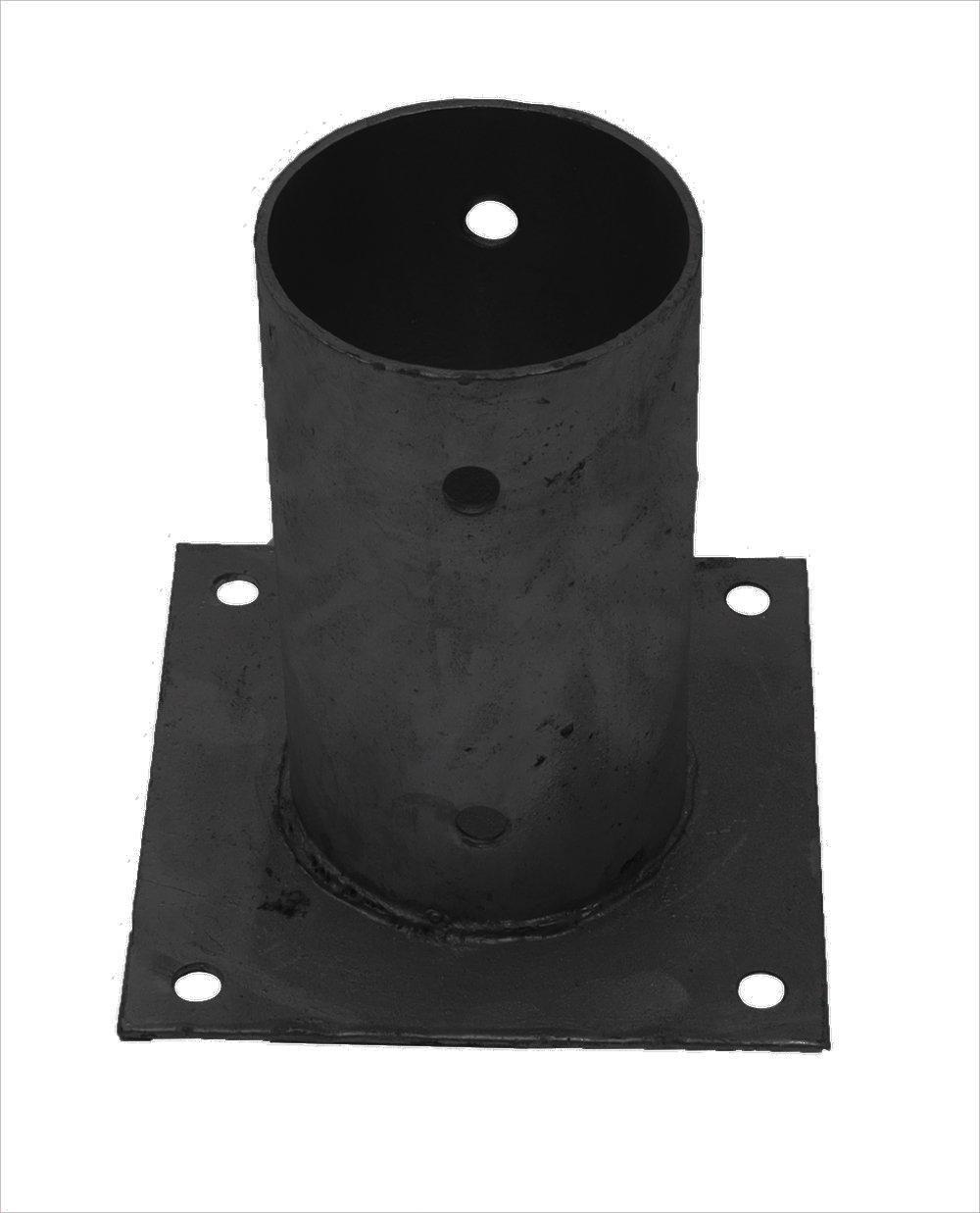 i_ronde_paalhouder_op_plaat_8_1_x_15_cm_per_stuk_3_zwart