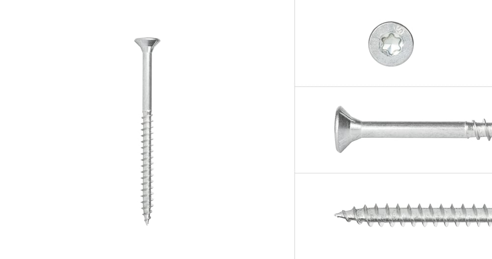 SpaanplaatschroevenVerzinkt5x70mmTorx25Standaard_Doos200Stuks